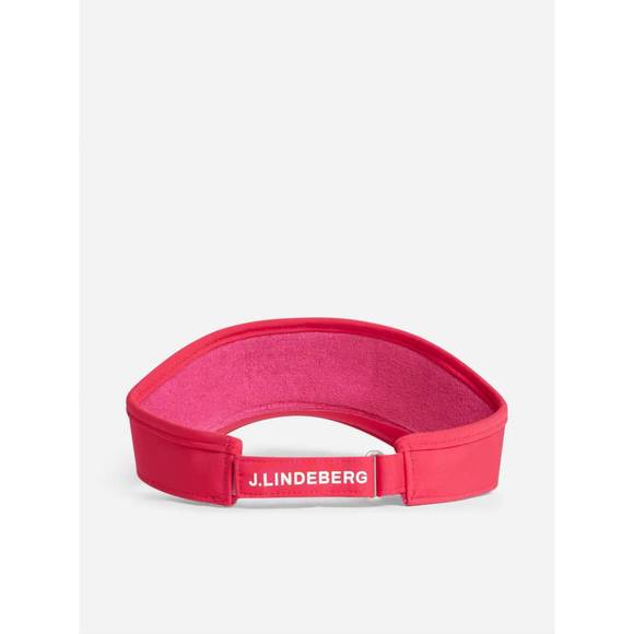 NEW J.LINDEBERG yada golf visor in rose red - Picture 2 of 2